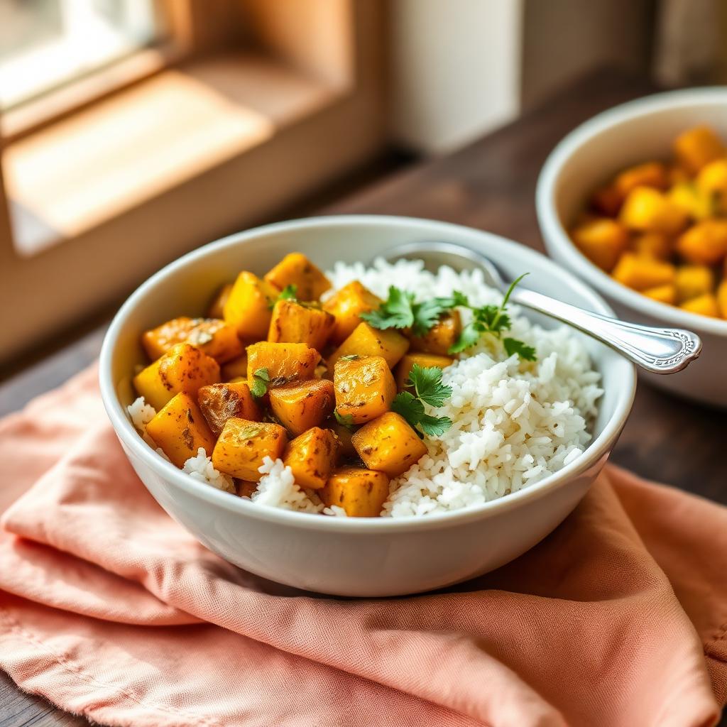 Aloo Jeera Rice Bowl