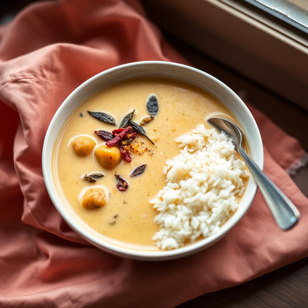 Awadhi Kadhi Chawal Bowl