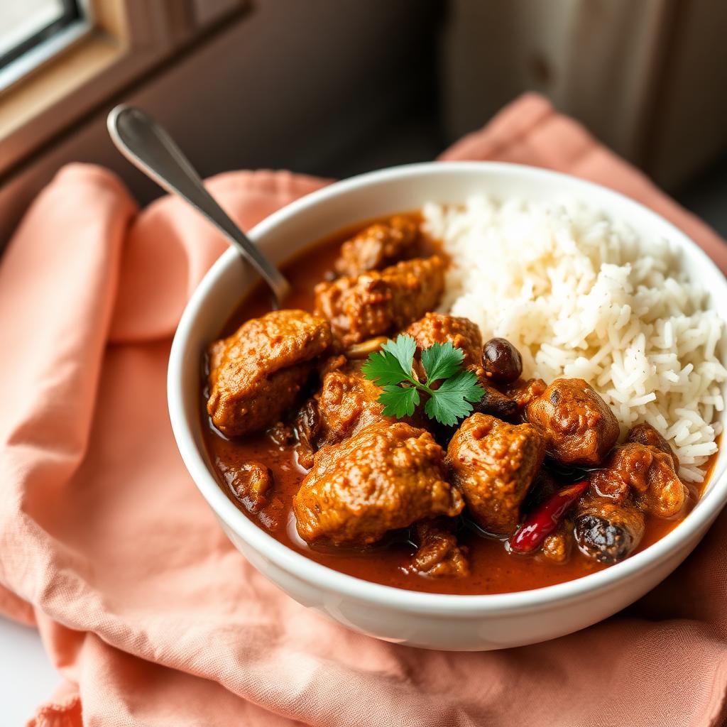Champaran Chicken Masala Rice Bowl