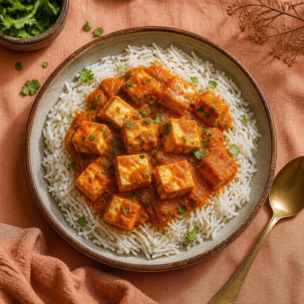 Paneer butter masala with roti